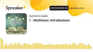 ep 1 st 1  Medioevo introduzione [upl. by Nonnerb]