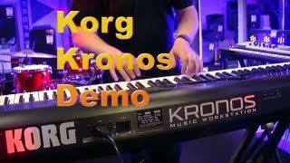 Korg Kronos Workstation Keyboard Demo Part 1 [upl. by Ettenuj]