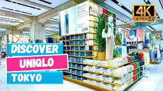 🇯🇵 Discover Uniqlo Tokyo Flagship Store in Japan 4K Video [upl. by Bogoch]