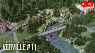 LIVE  Verville Gotthard Cities Skylines Livestream 11 [upl. by Krell]