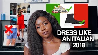 HOW TO DRESS LIKE AN ITALIAN SECONDO UNA RAGAZZA AMERICANA 20182019 [upl. by Madonia393]