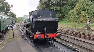 Lancashire and Yorkshire tank in Shropshire SevernValleyRailway [upl. by Aihsram482]