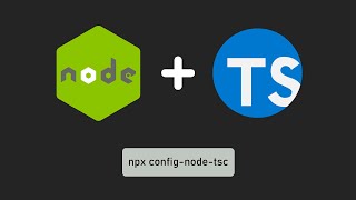 Setup Node JS App With Typescript With Just One Command [upl. by Tova]