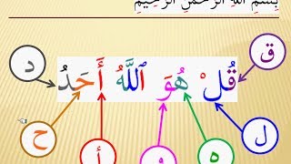 leçon 6  lettres ه و أ ح د [upl. by Reviel172]