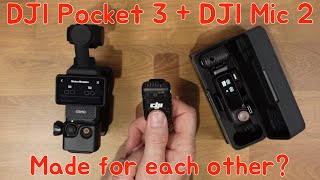 DJI Pocket 3 and Mic 2  Pairing  Linking Explained [upl. by Nigle]