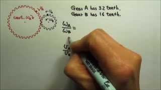 AP Physics 1 Rotation 41 Ratio Questions Meshing Gears [upl. by Acireit688]