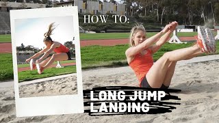 LONG JUMP LANDING FOR BEGINNERS [upl. by Siramad]