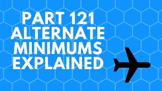 Dispatch Part 121 amp 135 Derived Alternate Minimums Ops Spec C055 Explained ATP amp Aircraft Dispatcher [upl. by Tamera]