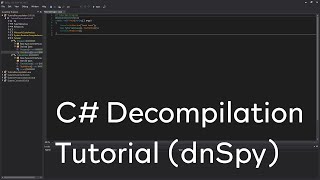 C  Decompilation Tutorial dnSpy [upl. by Spencer343]