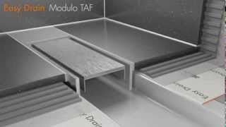 Douchegoot plaatsen  Easy Drain CompactModulo TAF met secundair afwatering Nederlands [upl. by Andreas81]