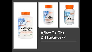 What Is The Difference Between Serrapeptase Nattokinase and Lumbrokinase [upl. by Hairam]