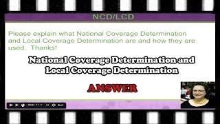 National Coverage Determination NCD and Local Coverage Determination [upl. by Sybil]