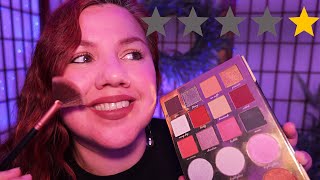 I WENT TO THE WORST REVIEWED MAKEUP ARTIST IN MY CITY 💄 ASMR 💄 Soft Talk [upl. by Sik]