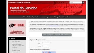 Identificador contracheque servidor MG [upl. by Hsitirb]