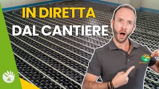 Nuovo CANTIERE a MILANO con POMPA DI CALORE FOTOVOLTAICO e BATTERIA [upl. by Whipple]