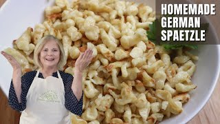 Homemade German Spaetzle Recipe [upl. by Gauldin]