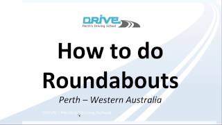 How to do roundabouts in Perth WA [upl. by Alby]