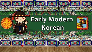 The Sound of the Early Modern Korean language Numbers Words amp Sample Text [upl. by Revert]