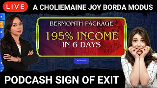 PODCASH UPDATE ⛔ SIGNS OF EXIT BERMONTH PROMO ⛔ 195 ROI IN JUST 6 DAYS PONZI SCHEME MODUS [upl. by Irtimd911]