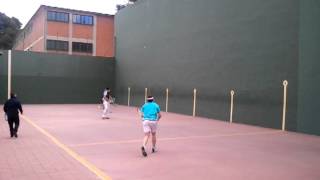 Frontenis preolimpico 1ª San Cristobal Sergio y Antonio vs Rivas Alberto y Micky [upl. by Emolas]