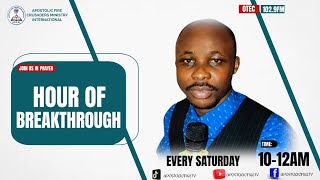 HOUR OF BREAKTHROUGH WITH EVANGELIST WILLIAMS AMPOMAH OTEC FM 1029 [upl. by Akin]