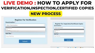 Live Demo  How to Apply For Verification Inspection amp Certified Copies Through ICAI  New Process [upl. by Inalaehak]