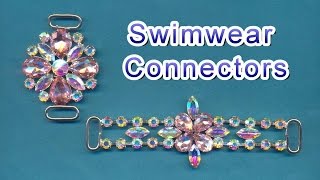 How to Make Soldered Rhinestone Swimwear Connectors [upl. by Garneau]