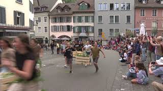 Jugendfest Brugg 2023  Sturmlauf durch die Altstadt [upl. by Asilem]