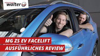 MG ZS EV Facelift 2022  ausführliche Vorstellung amp Review  Günstiges Elektroauto SUV [upl. by Remliw]