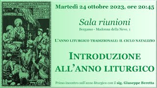 Introduzione all’anno liturgico [upl. by Aderb]