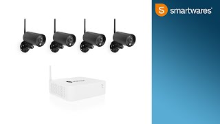 Smartwares WDVR840S Wireless security camera set [upl. by Emiatej940]