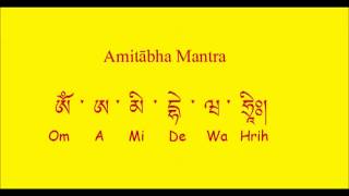 Amitabha Mantra A Mi De Wa Hrih [upl. by Baalbeer975]