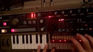 Ambient  Arp  Volca FM  MicroKorg [upl. by Giverin]