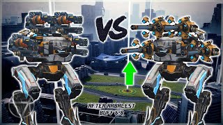 WR 🔥 Arbalest buffed VS Volt  Mk2 Comparison  War Robots [upl. by Eiddam]