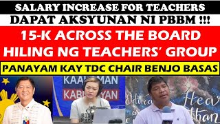 SALARY INCREASE FOR TEACHERS DAPAT AKSYUNAN NI PBBM15K ACROSS THE BOARDwildtvoregsalaryincrease [upl. by Alrahs591]