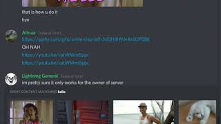 How to use giphy and tenor on discord for dumb people [upl. by Nimoynib]