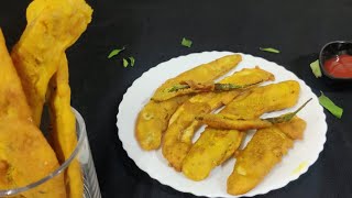 kele Ke Pakode Banane ki Recipe Banana PakodeCrispy and Easy Pakode [upl. by Oibesue]