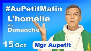 Homélie du Dimanche 15 Octobre  Avec Mgr Aupetit [upl. by Orihakat]