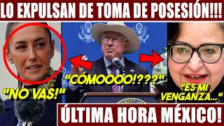 DE EMERGENCIA EXPULSAN A KEN SALAZAR DE TOMA DE POSESIÓN DE CLAUDIA EUA LE HACE ESTO A AMLO INACEPT [upl. by Kriss]