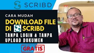 Cara Download File SCRIBD Tanpa Login dan Tanpa Upload Dokumen [upl. by Pavlov]