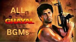 Ghayal MovieAll BGMs  Ghayal Theme Music  Ghayal Background Music  Ghayal BGM [upl. by Questa]