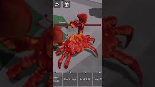 Crab combo thestrongestbattlegrounds roblox [upl. by Nautna]