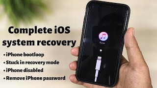 Complete iOS system recovery by Tuneskit [upl. by Priscilla]