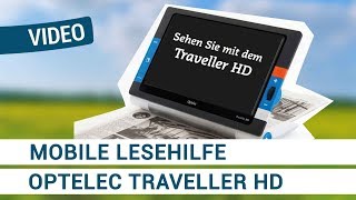 Optelec Traveller HD  Extra große mobile Lesehilfe [upl. by Castorina]