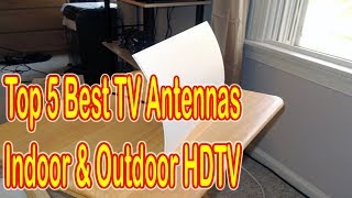 Top 5 Best TV Antennas 2018  Best Indoor amp Outdoor Hdtv Antenna [upl. by Nizam]