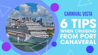 Carnival Vista BEST Tips for Cruising from Port Canaveral  Go Port [upl. by Oretna]