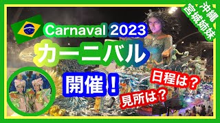 【Carnaval2023】BRASILのカーニバルがネット中継でみれる！？日程や見所は？！（チムボン37 [upl. by Ellenej]