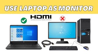 Use a Laptop as a Monitor with HDMI [upl. by Tocci]