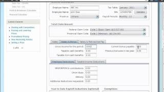 How to Calculate Canadian Payroll Tax Deductions  Guide [upl. by Annawahs]