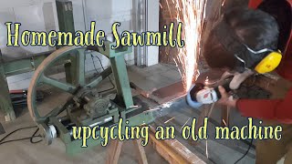 Build your own Sawmill Ep1 Sawhead  Blockbandsäge bauen Teil 1 Der Sägekopf [upl. by Anreval]